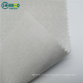 Wholesale high quality single and double layer 100% polyester plain weave woven brushed fabric interlining for tie bag lining